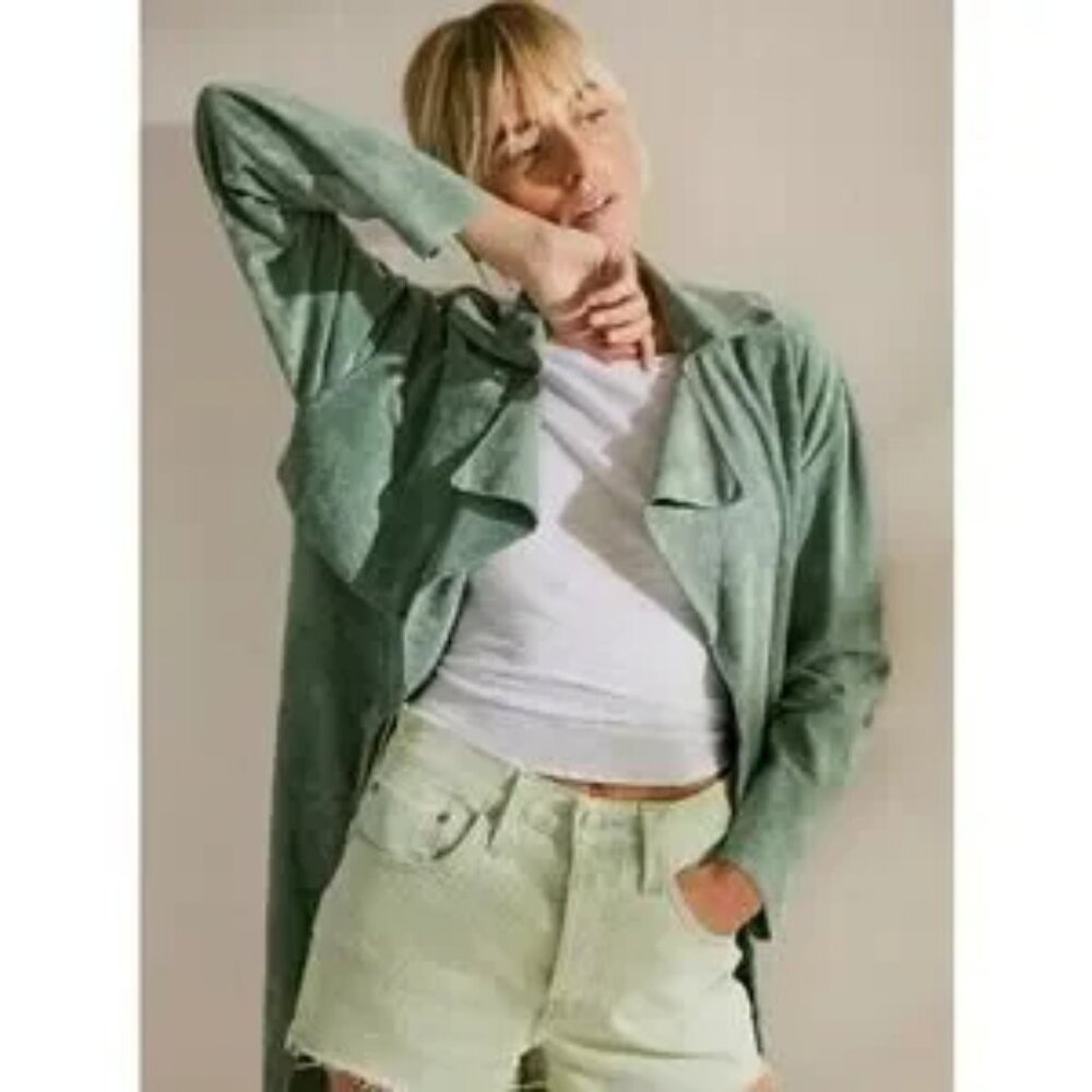 NWT: Blank NYC Vegan Suede Trench Size Small - Picture 4 of 10
